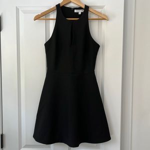 Elizabeth James black dress